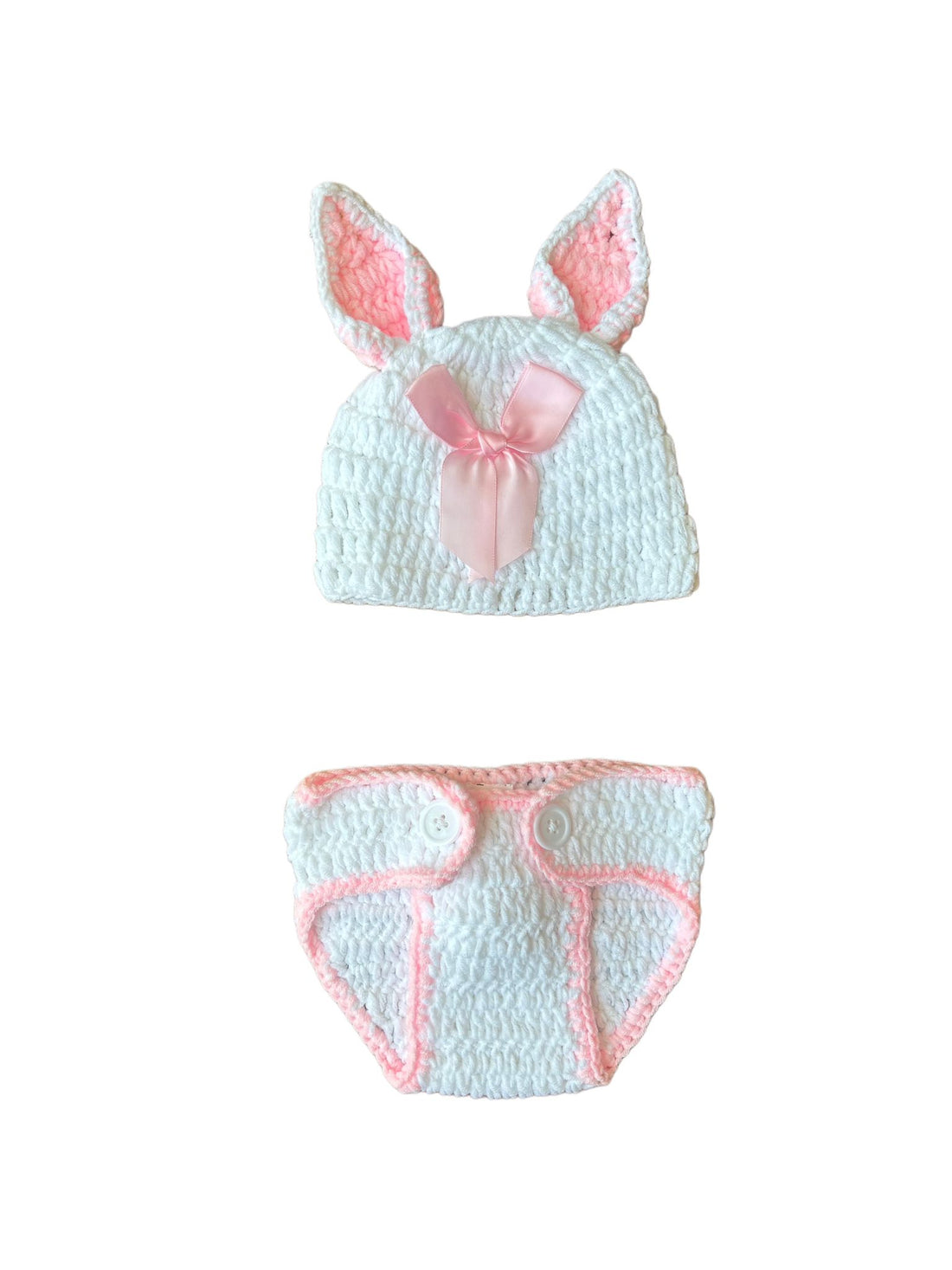 Rabbit Eared Knitted Suit