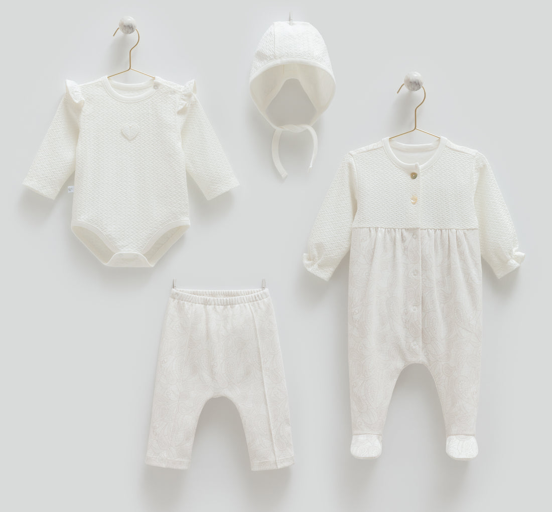 OEKO TEX Sertifikalı, %100 Pamuk, Kız, 4&