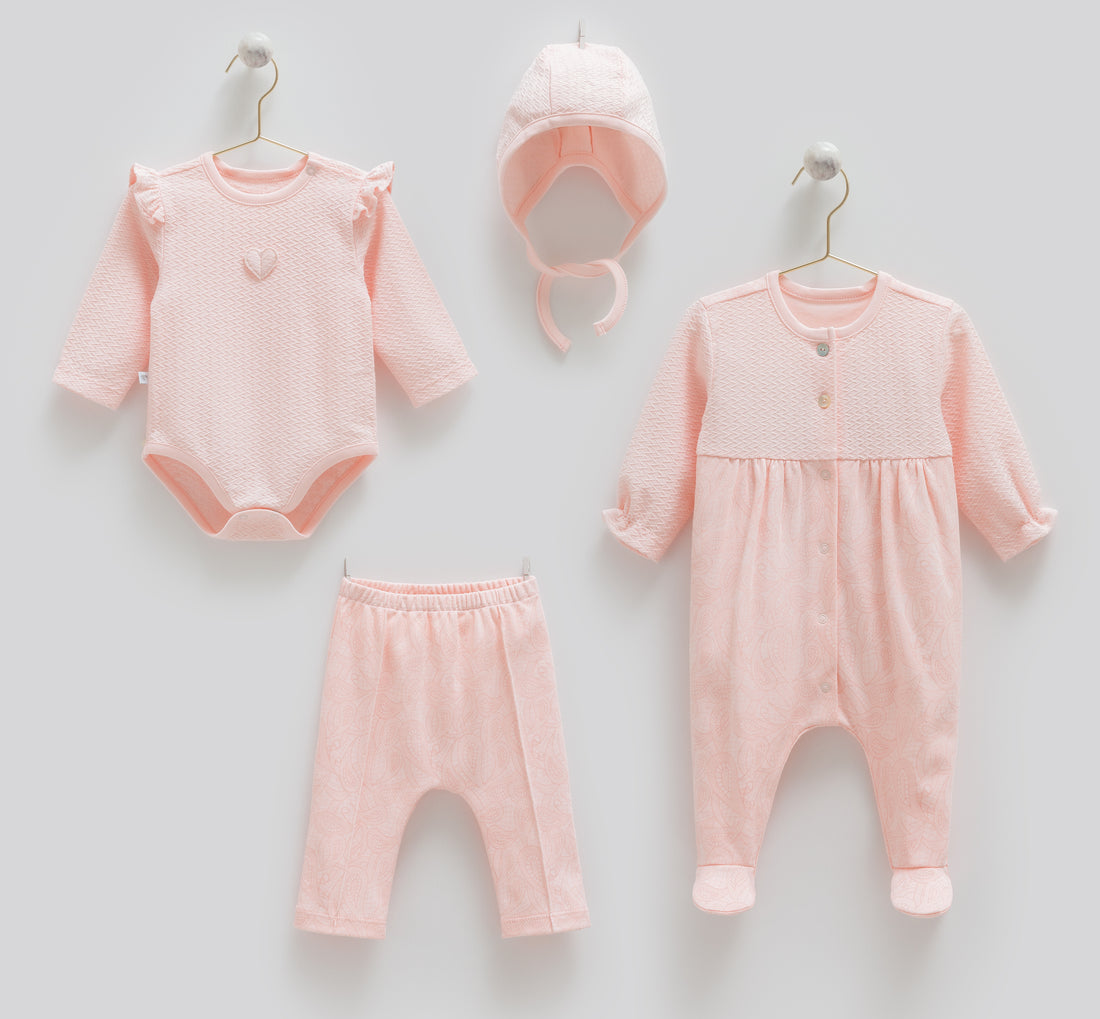 OEKO TEX Sertifikalı, %100 Pamuk, Kız, 4&