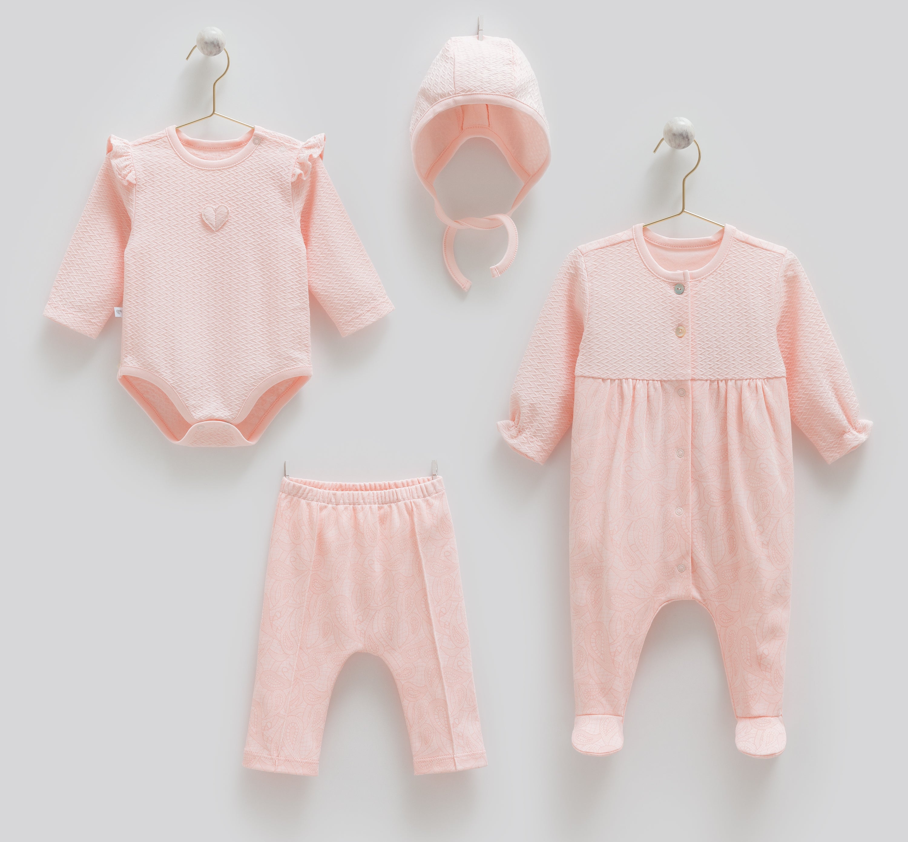 OEKO TEX Sertifikalı, %100 Pamuk, Kız, 4&