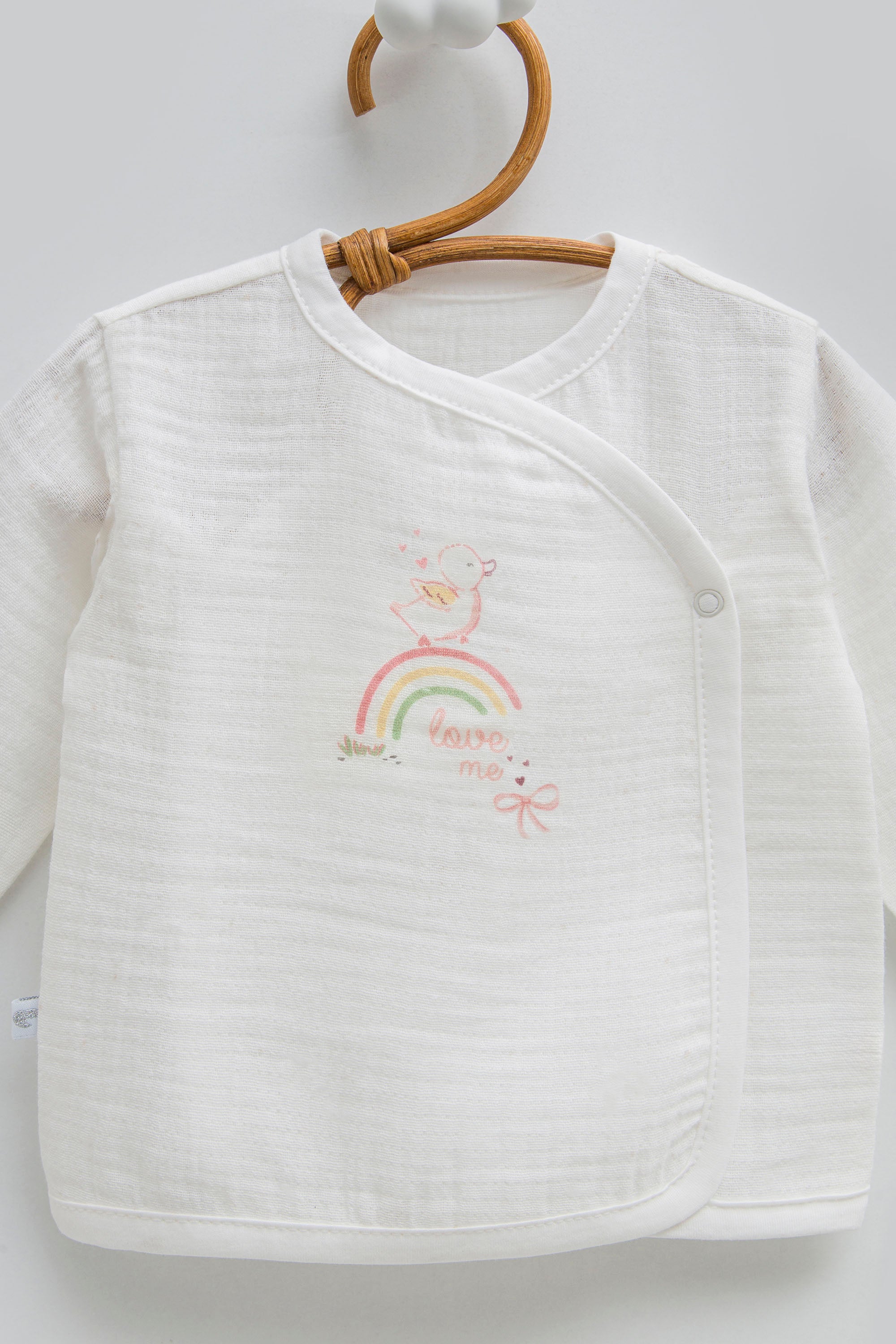 OEKO-TEX, %100 Pamuk, Müslin Kız 10’lu Hastane Çıkışı, Yenidoğan, 0-3 Ay