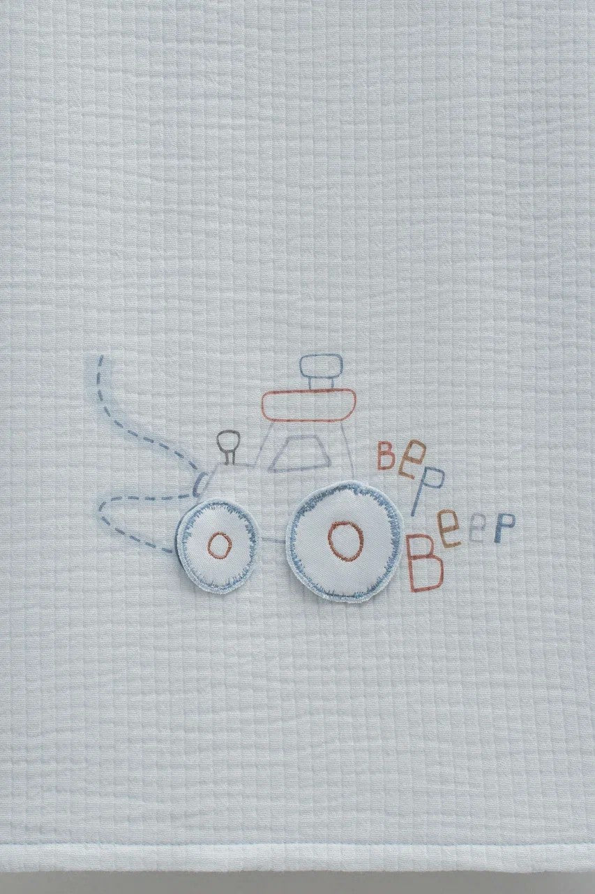 OEKO-TEX, %100 Pamuk, Müslin Erkek 10’lu Hastane Çıkışı, Yenidoğan, 0-3 Ay