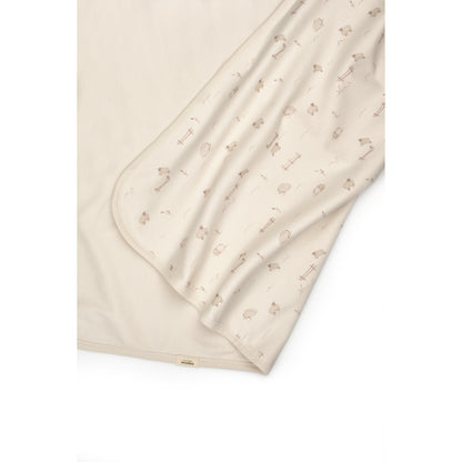 GOTS Sertifikalı, organik, Unisex, Kuzulu Bebek Battaniye, 85*100