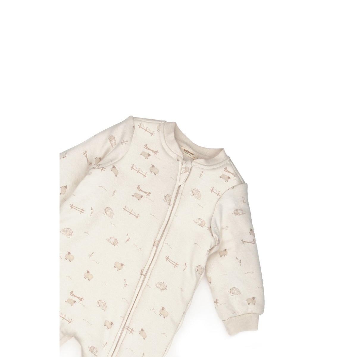 GOTS, Organik, Unisex, Kuzu Desenli Uyku Tulumu, 2.5 TOG, 6-24 Ay