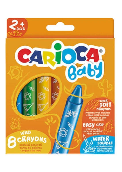 Carioca Jumbo Bebek Yumuşak Pastel Boya Kalemi 8&
