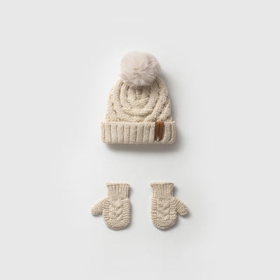 OEKO TEX Sertifikalı, Bere Eldiven Takım, Unisex, 0-12 ay